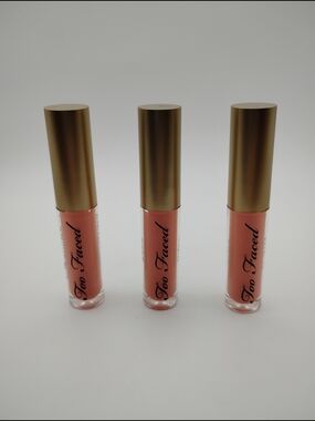 Too Faced Lip Gloss Trio in Pink Dolly